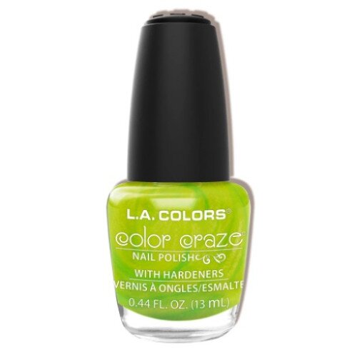 L.A. COLORS Color Craze Nail Polish (CNP500-645) - Lime Life