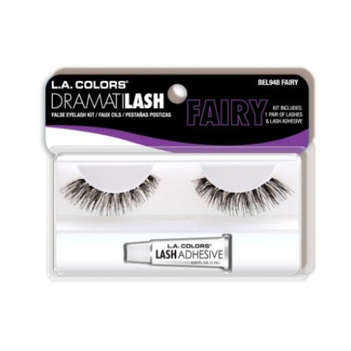 L.A. COLORS Dramatilash Lash Deluxe False Eyelash Kit (Carded) - Fairy