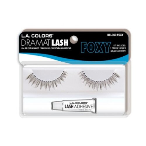 L.A. COLORS Dramatilash Lash Deluxe False Eyelash Kit (Carded) - Foxy