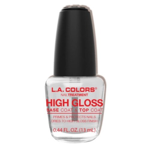 L.A. COLORS High Gloss Base Coat & Top Coat Treatment
