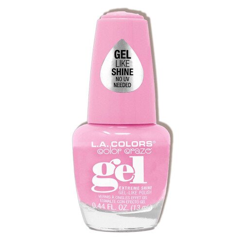 L.A. COLORS Pink Please Gel Polish - Girly
