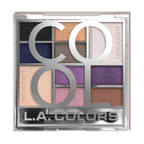 L.A. COLORS Block Eyeshadow Palette - Cool