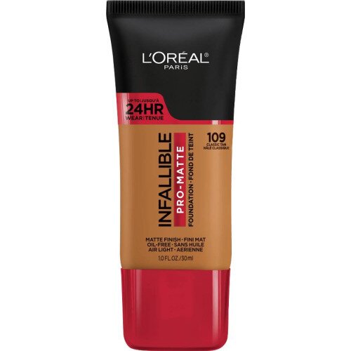 L'Oreal Paris Infallible Pro-Matte Foundation - Classic Tan 109