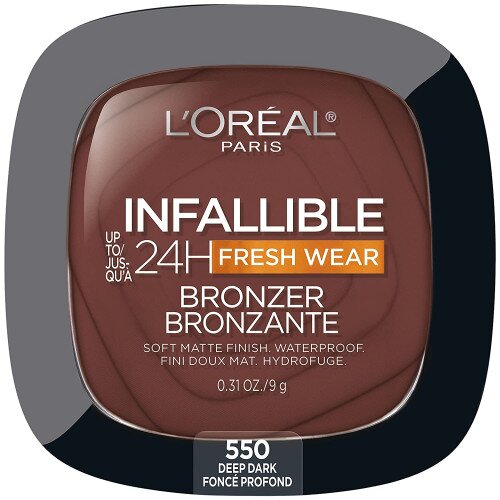 L'Oreal Paris Infallible Up to 24H Fresh Wear Soft Matte Bronzer - Deep Dark