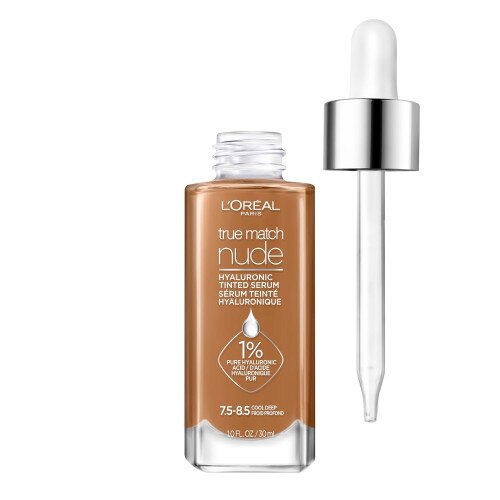 L'Oreal Paris True Match Nude Hyaluronic Tinted Serum Foundation - Cool Deep 7.5-8.5