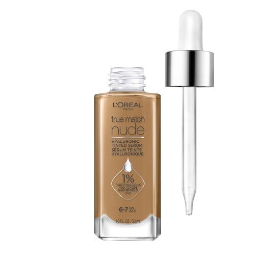 L'Oreal Paris True Match Nude Hyaluronic Tinted Serum Foundation - Tan 6-7
