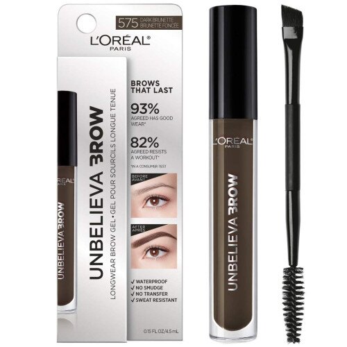 L'Oreal Paris Unbelieva-Brow Longwear Waterproof Brow Gel - Dark Brunette
