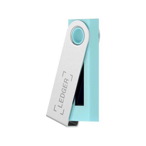 Ledger Nano S Cryptocurrency Hardware Wallet - Lagoon Blue