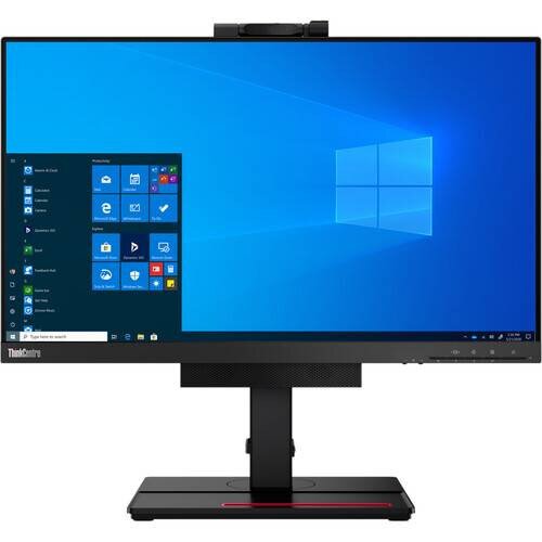 Lenovo ThinkCentre TIO24Gen 4 24-inch WLED FHD- Touch Monitor with Webcam, Speaker and Mic