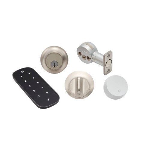 Level Lock+ Connect and Keypad - Satin Nickel - Matte Black