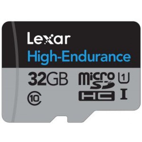 Lexar High-Endurance MicroSDHC/MicroSDXC UHS-I Card - 32GB
