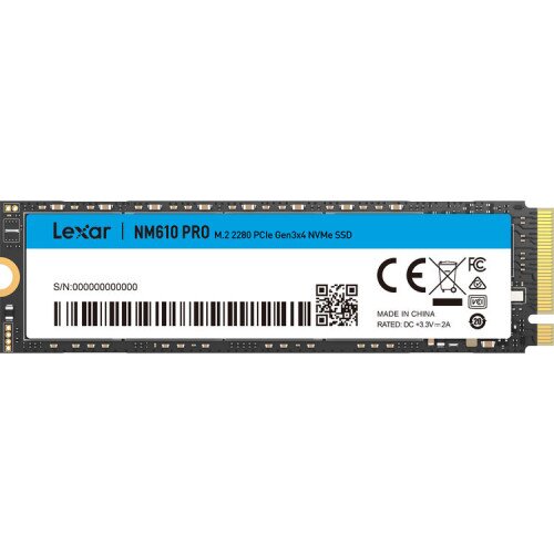 Lexar NM610 PRO M.2 2280 PCIe Gen3x4 NVMe SSD