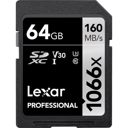 Lexar Professional 1066x SDXC UHS-I Card SILVER Series