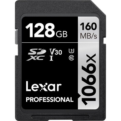 Lexar Professional 1066x SDXC UHS-I Card SILVER Series - 128GB
