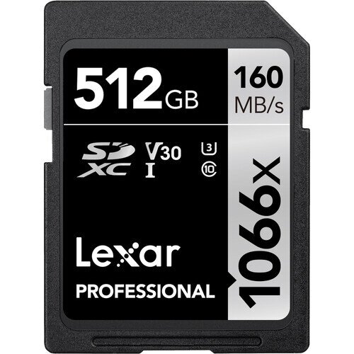 Lexar Professional 1066x SDXC UHS-I Card SILVER Series - 512GB