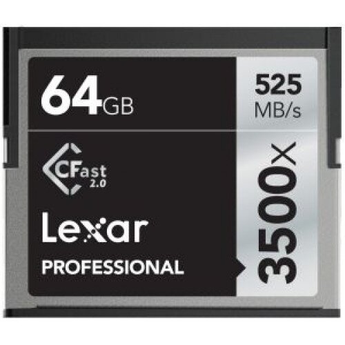 Lexar Professional 3500x CFast 2.0 Card - 64GB