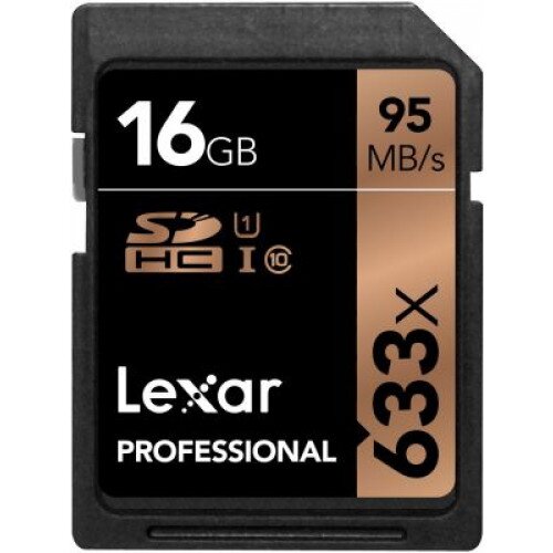 Lexar Professional 633x SDHC/SDXC UHS-I Card - 16GB