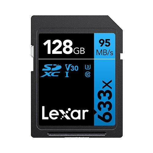Lexar Professional 633x SDHC/SDXC UHS-I Cards - 128GB