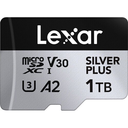 Lexar Professional SILVER PLUS MicroSDXC UHS-I Card - 1-Pack - 1TB
