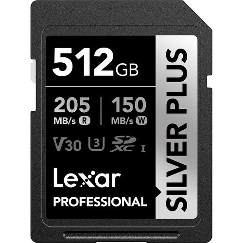 Lexar Professional SILVER PLUS SDXC UHS-I Card - 512GB