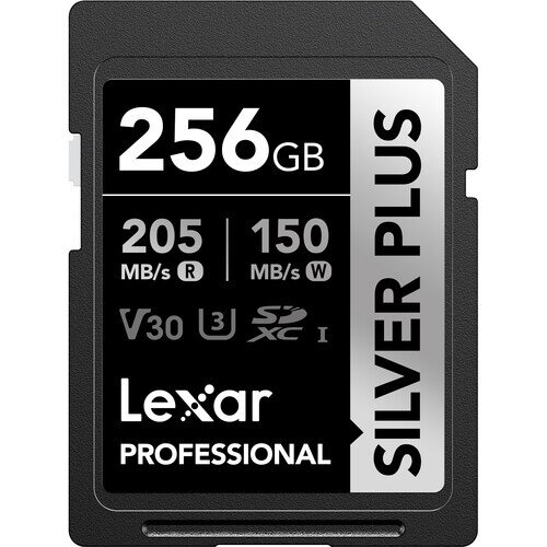 Lexar Professional SILVER PLUS SDXC UHS-I Card - 256GB