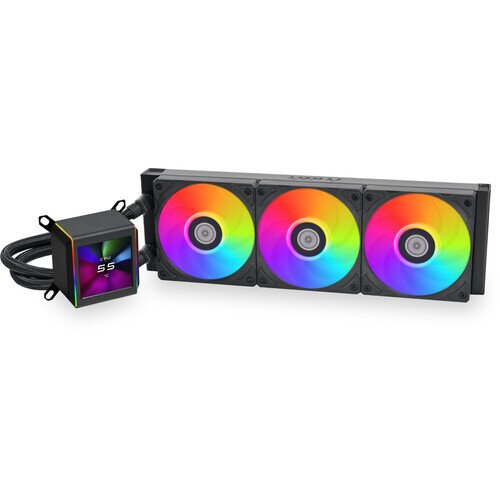 LIAN LI GA II LCD 360 AIO Cooler - Black
