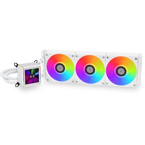 LIAN LI GA II LCD 360 AIO Cooler - White