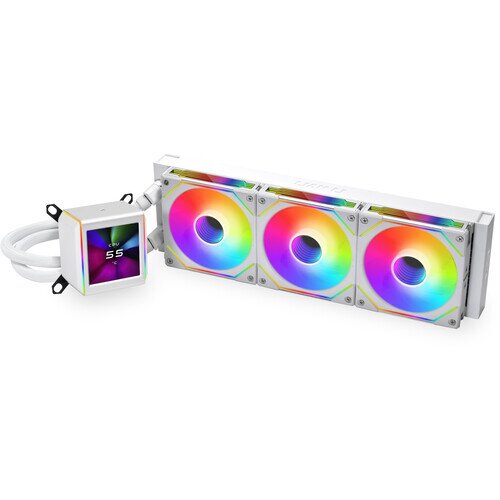 LIAN LI GA II LCD SL-INF 360 AIO Cooler - White