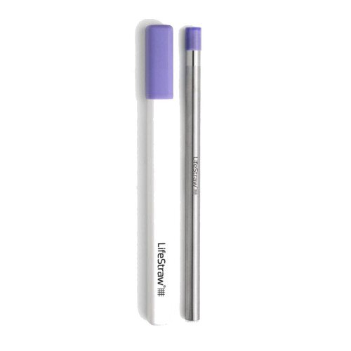 LifeStraw Sip Reusable Steel Filter Straw - Thistle Purple - 1-Pack