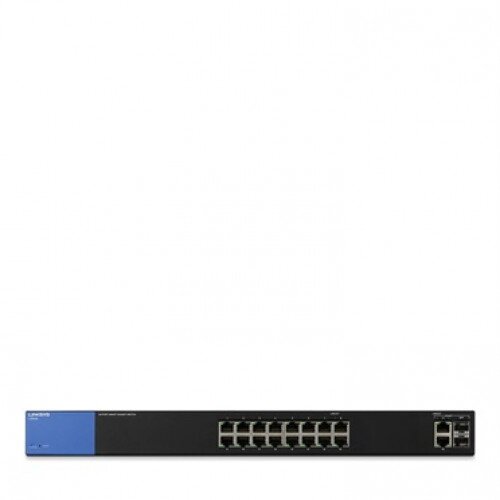 Linksys Business 16-Port Gigabit Smart Managed Switch with 2 Gigabit and 2 SFP Ports
