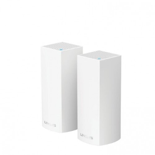 Linksys Velop Intelligent Mesh WiFi System Tri-Band - 2-Pack White (AC4400)