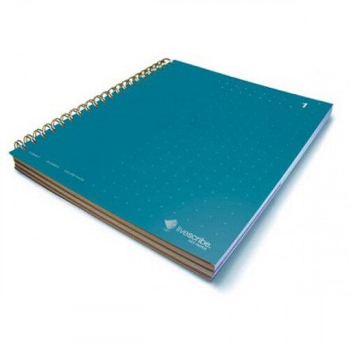 Livescribe Three Subject Notebook, #1, Dark Blue