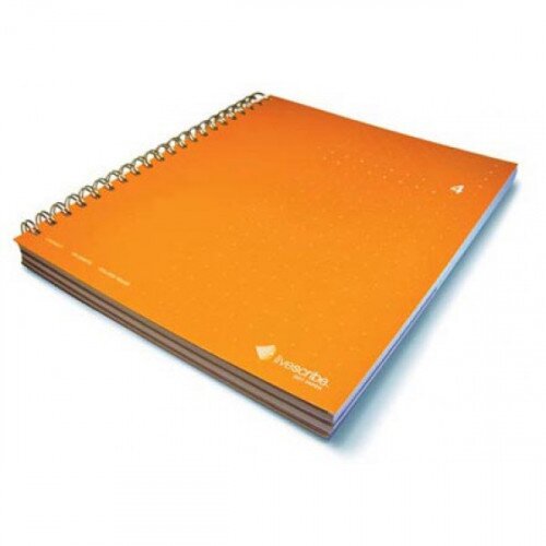 Livescribe Three Subject Notebook, #4, Orange
