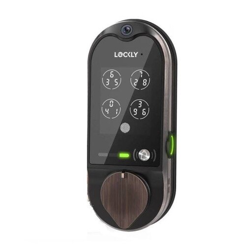Lockly Vision The First-Ever Doorbell Camera Smart Lock - Venetian Bronze
