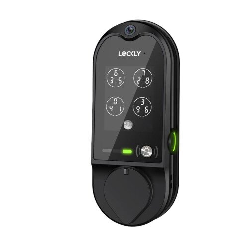 Lockly Vision The First-Ever Doorbell Camera Smart Lock - Matte Black