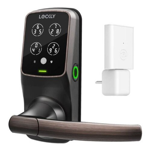 Lockly Wi-Fi Enabled Secure Pro Smart Lock - Venetian Bronze - Latch - Standard Edition