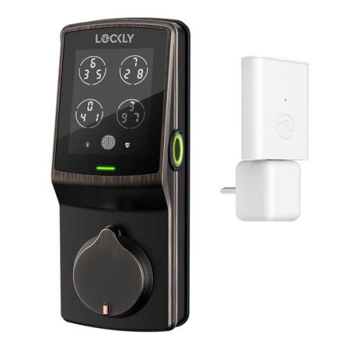 Lockly Wi-Fi Enabled Secure Pro Smart Lock - Venetian Bronze - Dead Bolt - Standard Edition