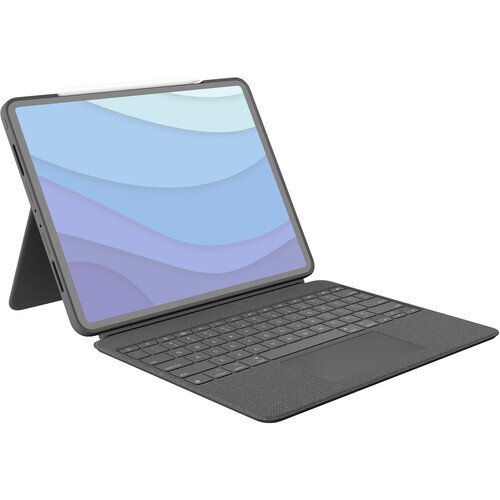 Logitech Combo Touch Backlit Keyboard Case with Trackpad for iPad Pro 12.9-inch (5th & 6th Gen) - Oxford Grey