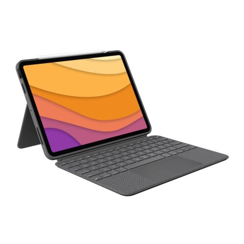 Logitech Combo Touch Backlit Keyboard Case with Trackpad for iPad Air (4th gen) - Oxford Grey