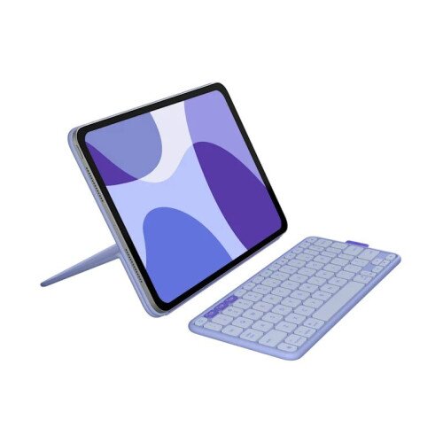 Logitech Flip Folio iPad Keyboard Case - iPad Pro 11-inch (M4 & M5), iPad Air 11-inch (M2 & M3), iPad Air (5th Gen) - Lilac