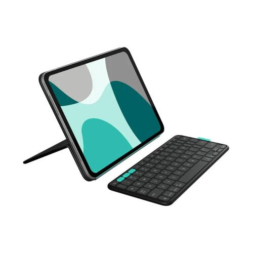 Logitech Flip Folio iPad Keyboard Case - iPad Pro 11-inch (M4 & M5), iPad Air 11-inch (M2 & M3), iPad Air (5th Gen) - Midnight Black