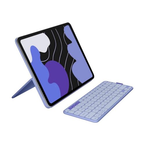 Logitech Flip Folio iPad Keyboard Case - iPad Pro 13-inch (M4 & M5), iPad Air 13-inch (M2 & M3) - Lilac