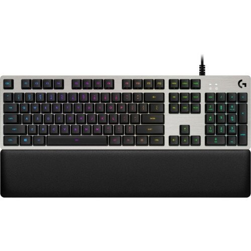 Logitech G513 Backlit Mechanical Gaming Keyboard - Silver - Tactile