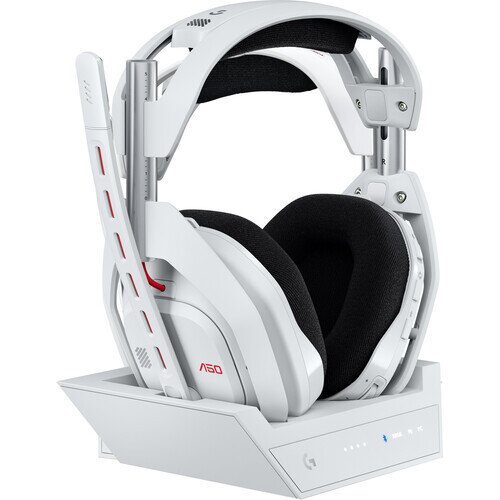 Logitech G ASTRO A50 (Gen 5) LIGHTSPEED Wireless Gaming Headset + Base Station - White