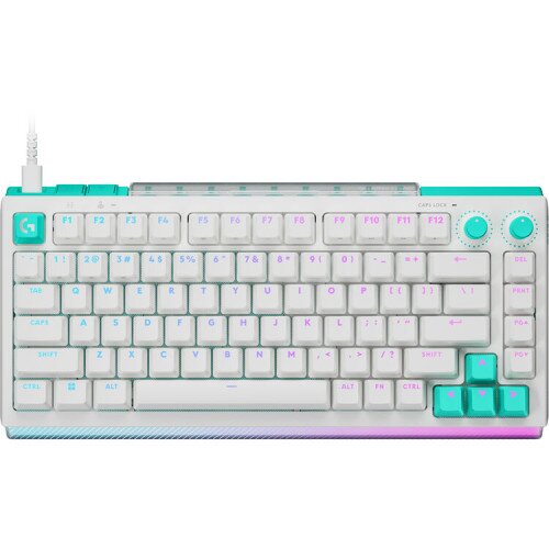 Logitech G G512 X 75 TMR Analog / Mechanical Gaming Keyboard - Tactile - White