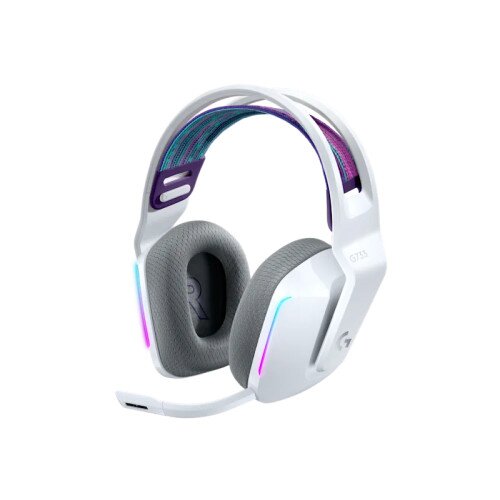 Logitech G G733 LightSpeed Wireless RGB Gaming Headset - White