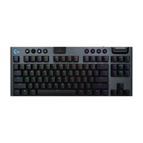 Logitech G G915 X LIGHTSPEED TKL Wireless Low Profile Gaming Keyboard - Clicky - Black