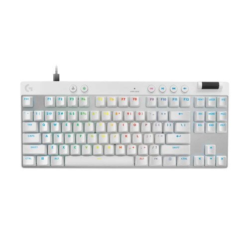 Logitech G PRO X TKL RAPID Gaming Keyboard - White