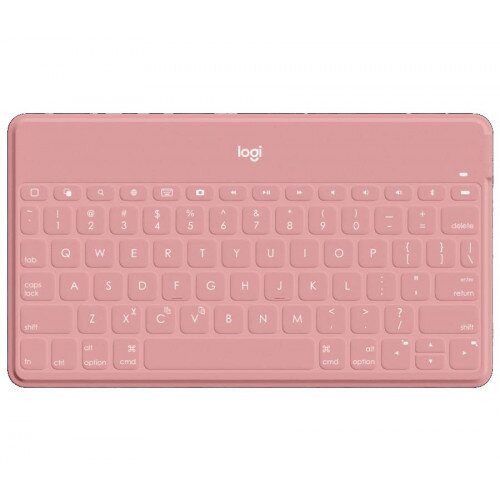 Logitech Keys-To-Go Ultra-Portable, Stand-Alone keyboard - iOS - Blush
