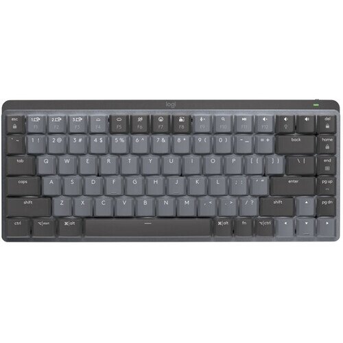 Logitech MX Mechanical Mini Wireless Minimalist Illuminated Performance Keyboard - Tactile Quiet